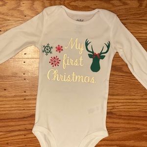 My first Christmas onesie-girls size 3-6months